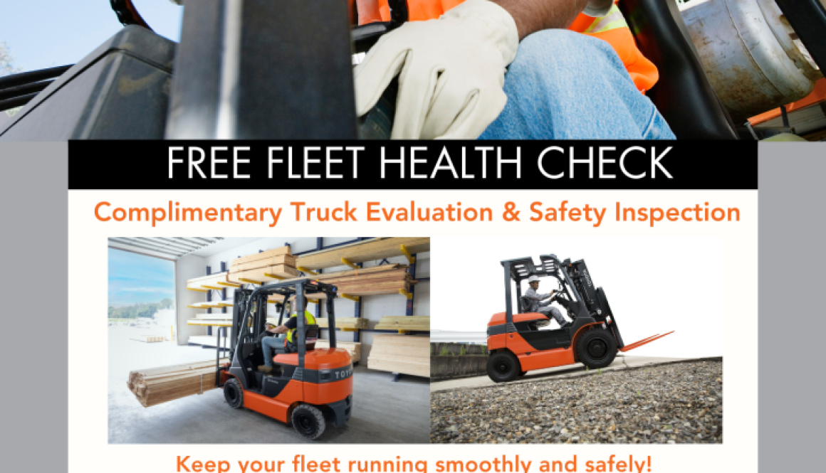 Hupp ToyotaLift Free Fleet Health Check 2025